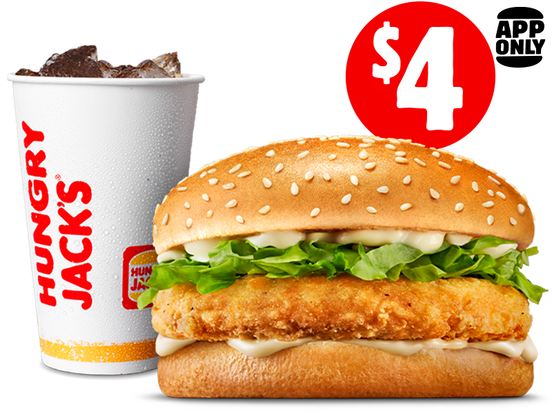 $4 Chicken Royale + Small Coke