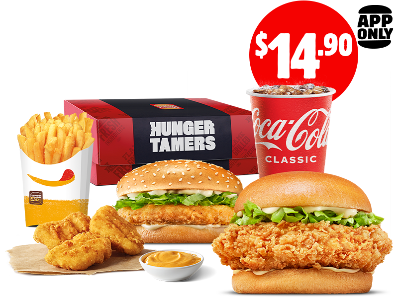 $14.90 Large Classic Jack's Fried Chicken Hunger Tamers