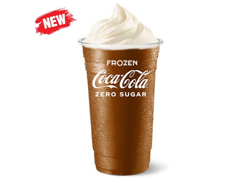 Frozen Coke® Zero Sugar Spider